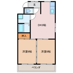 ルシェル名張の物件間取画像